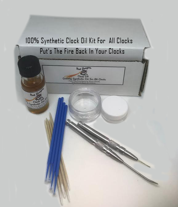 Red Dragon Clock Oil Kit