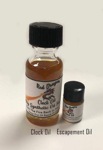 Red Dragon Clock Oil