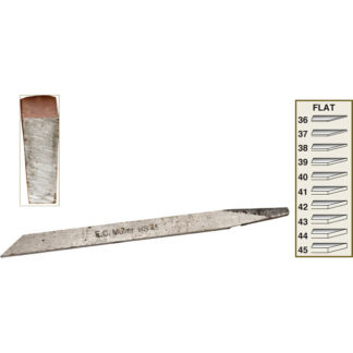Flat High Speed Steel Graver #FG