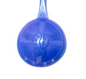Round Skull With 4 Jump Ring Holes