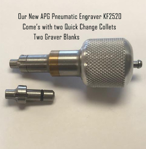 Pneumatic Powered Engraver Complete Kit APG Engraver KF2520