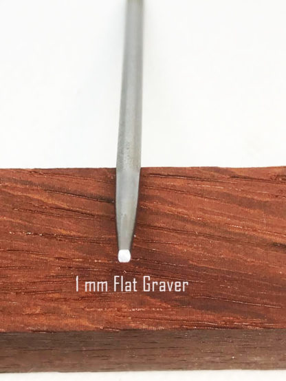 1 mm Flat Graver HSS  FG-1
