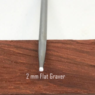 2 mm Flat Graver HSS  FG-2