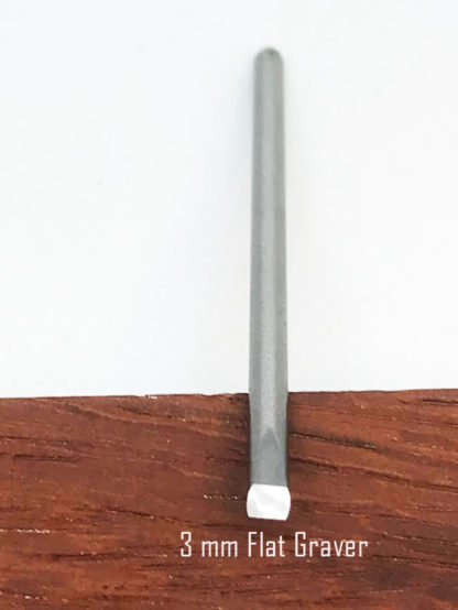 2.75 mm Flat Graver HSS  FG-3