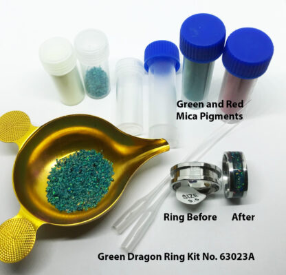 Green Dragon Inlay Ring 63023- KIT - Image 2